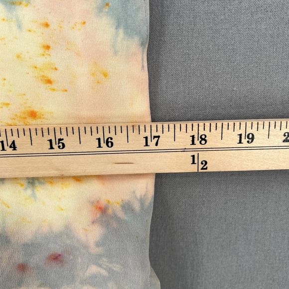 THOM SMITH Vintage Shirt Womens 10 Pink Blue Tie Dye Silk Tank Cami Scoop Neck - Picture 12 of 13